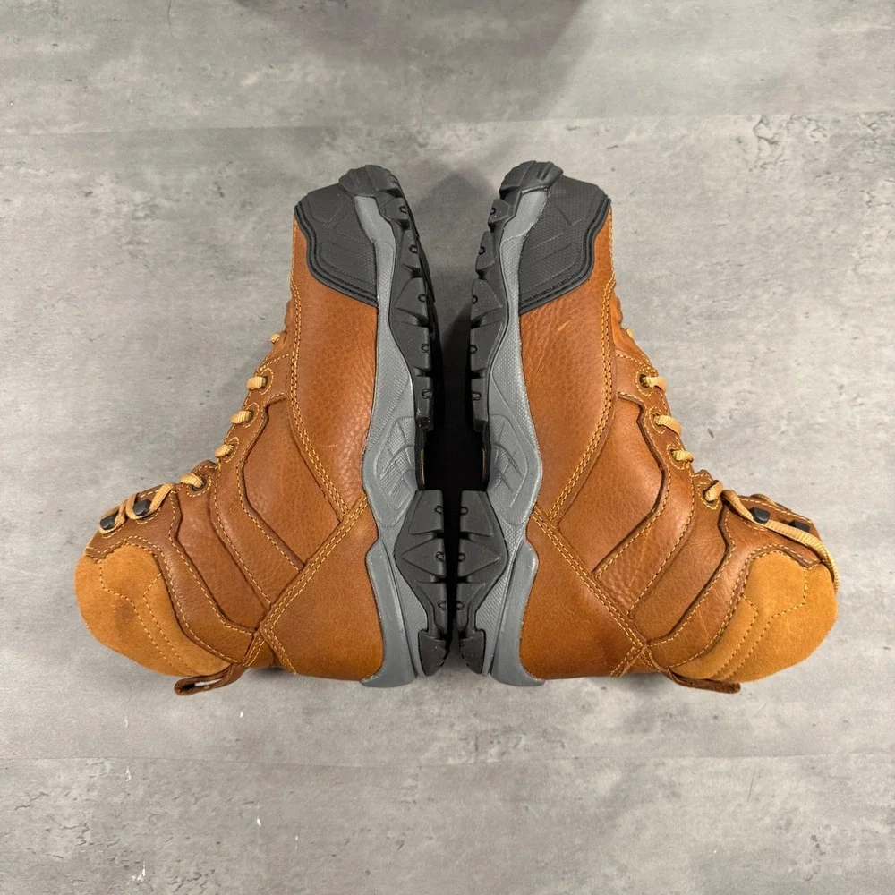 Hytest Work Boots Mens 6 Women 8 Apex 2 Xergy Brown Waterproof Nano Toe Metguard